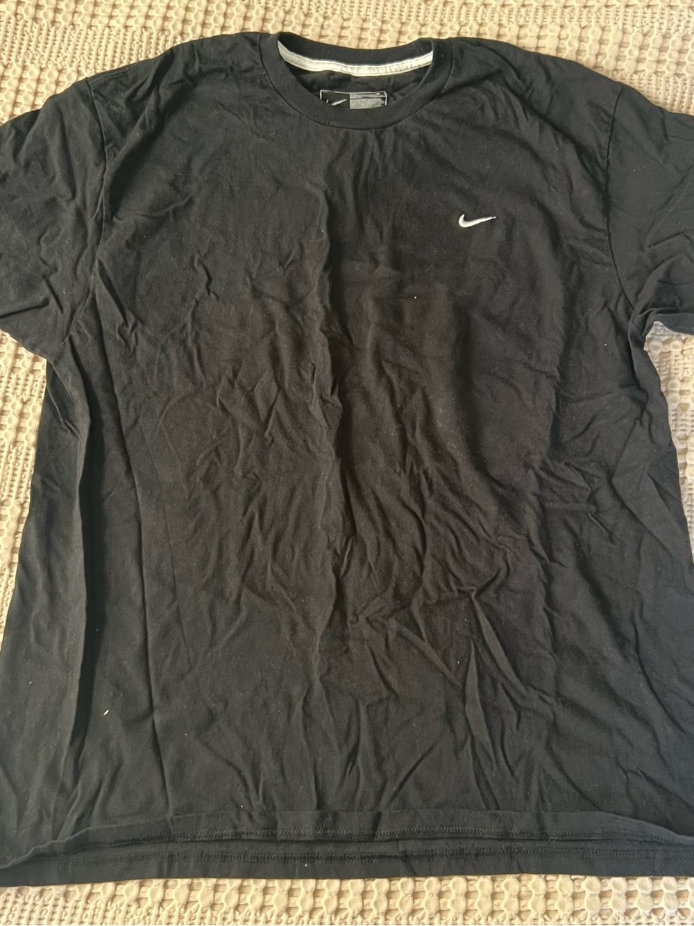 Nike Black Short Sleeve Swoosh Tee